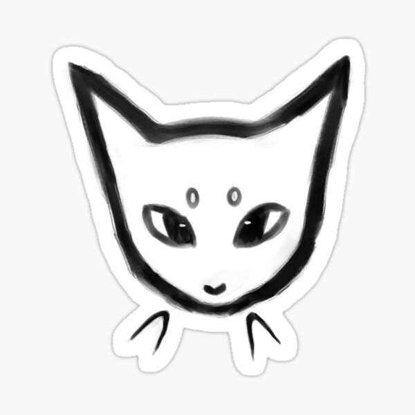Item preview, Kitty cat (white) designed and sold by Rockin-Out.