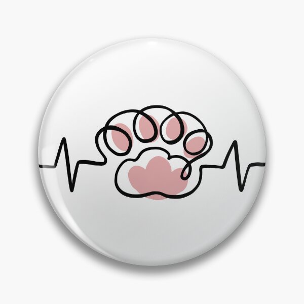 Item preview, Cat paw heart beat with toe beans designed and sold by Chigurena.