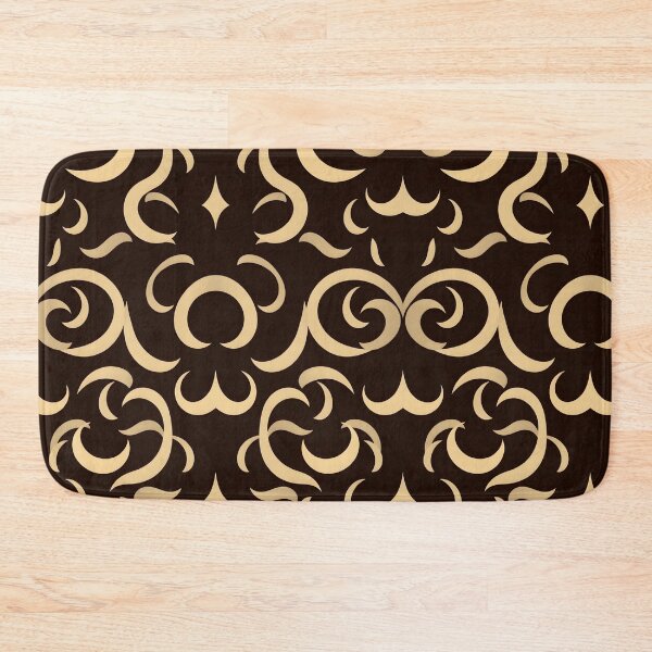 Item preview, Elegant Gold Floral Swirl Pattern – Luxe Home Décor designed and sold by CelestialAllure.