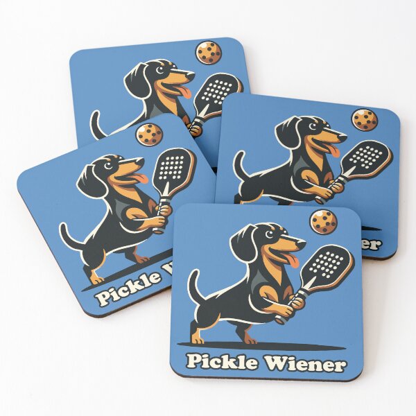 Item preview, Pickle Wiener Dachshund Canine Playing Pickleball Funny Dog designed and sold by d247.