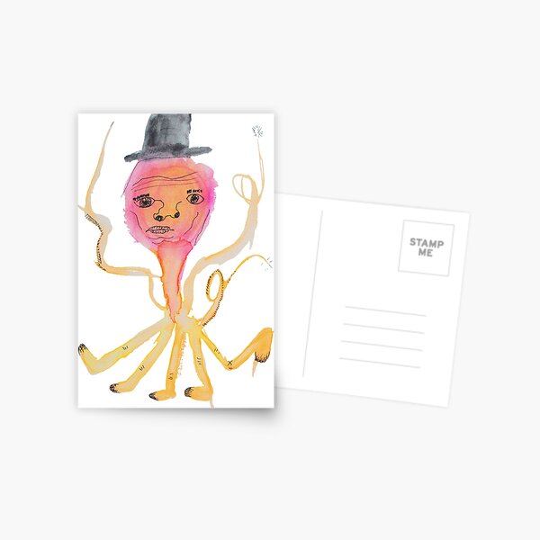 Four legged man Postcard