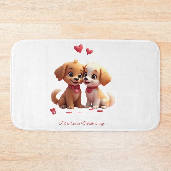 Item preview, Unleashing Love: Celebrating the Bond Between Pets and Owners on Valentine's Day designed and sold by ThanDigital.