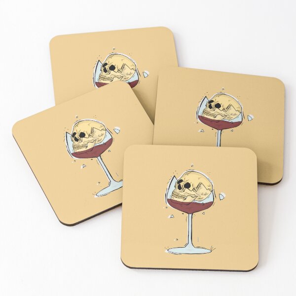 Item preview, Skull Wine Glass designed and sold by TeeLabDesign.