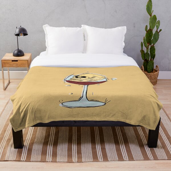 Aperçu de l'œuvre Verre à vin en forme de tête de mort créée et vendue par TeeLabDesign.