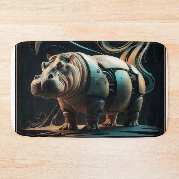 Artikelvorschau, Mechanical hippo entworfen und verkauft von QuanntixArt.