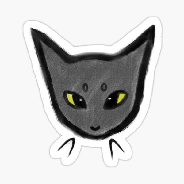 Item preview, Kitty cat (black) designed and sold by Rockin-Out.