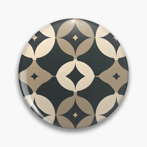 Item preview, Elegant Geometric Floral Pattern - Duvet, Canvas & Curtains designed and sold by CelestialAllure.