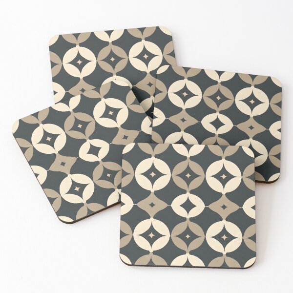Item preview, Elegant Geometric Floral Pattern - Duvet, Canvas & Curtains designed and sold by CelestialAllure.