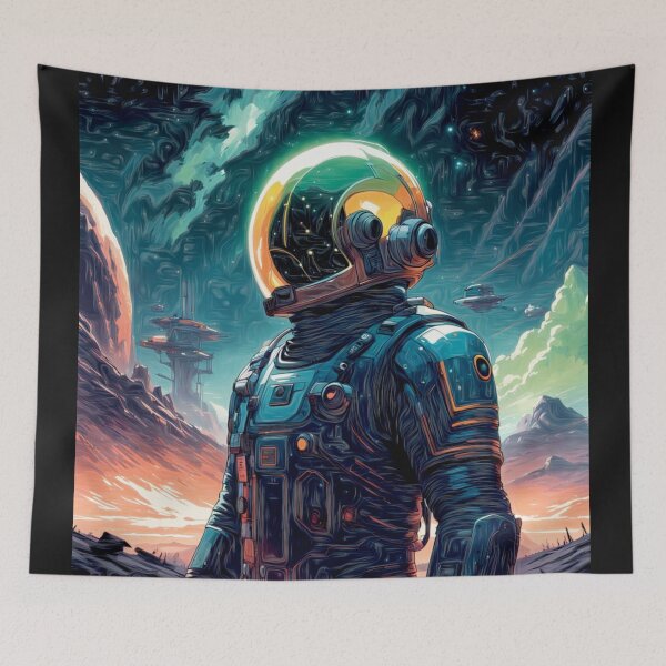 Item preview, The Space & the Astronaut#8 designed and sold by Helios Be. Lavsh.