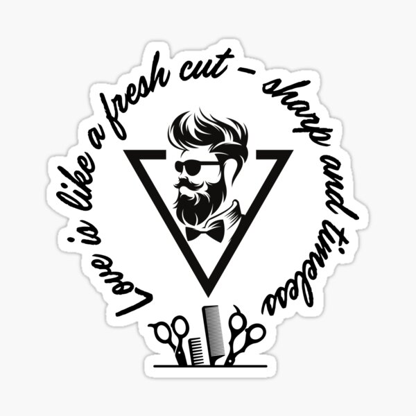 Item preview, Love is like a fresh cut – sharp and timeless designed and sold by FehuMarcinart.