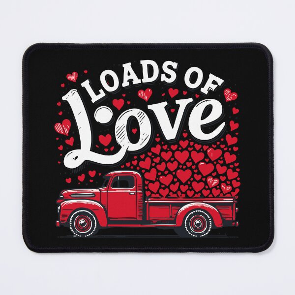 Item preview, Loads Of Love Truck Valentines Day designed and sold by TomFrontierArt.