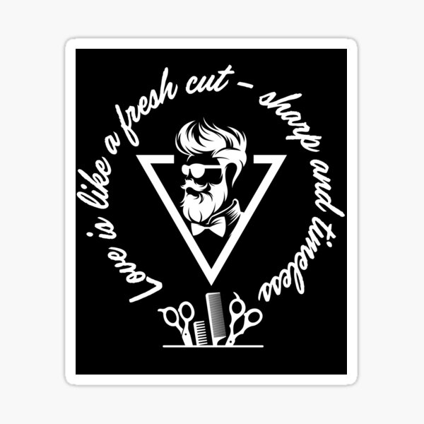 Item preview, Love is like a fresh cut – sharp and timeless designed and sold by FehuMarcinart.