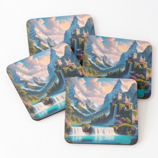 Item preview, Enchanted Fantasy Landscape – Mystical Dreamworld Art designed and sold by CoachCreates.