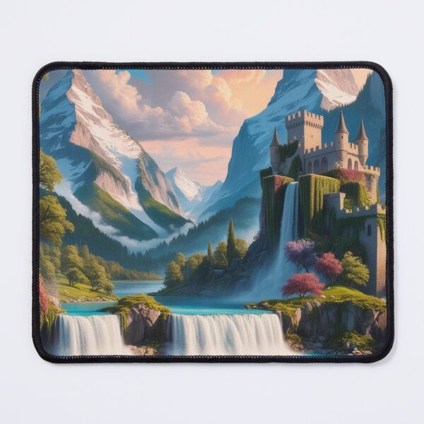 Item preview, Enchanted Fantasy Landscape – Mystical Dreamworld Art designed and sold by CoachCreates.