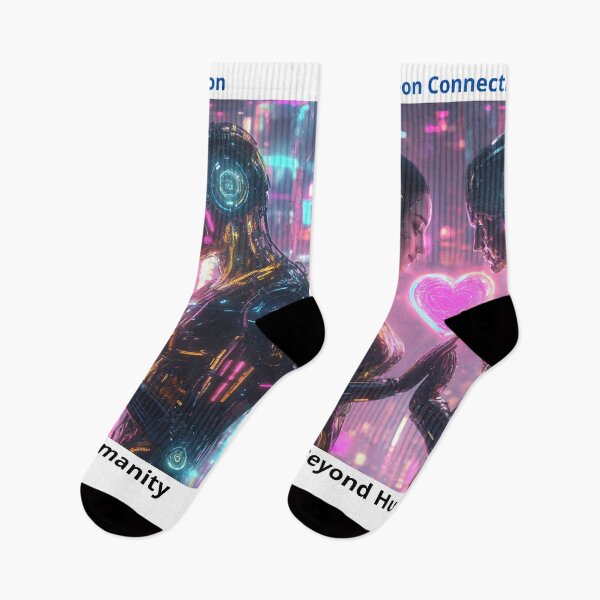 Item preview, Neon Connection: Love Beyond Humanity designed and sold by Darkee1006.