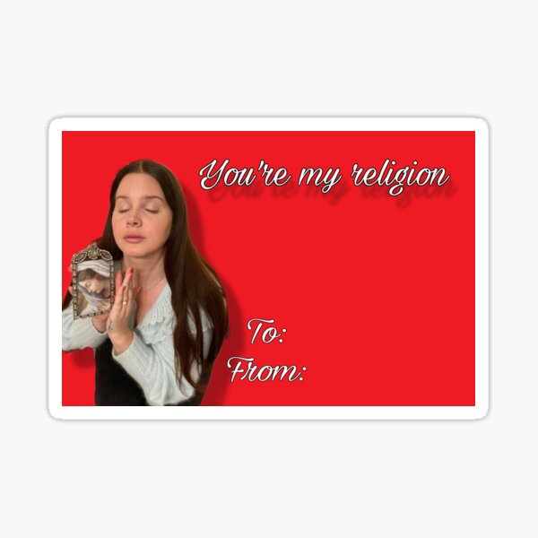 Artikel-Vorschau von Lana Del Rey Valentinstagskarte, designt und verkauft von Siiri2003.