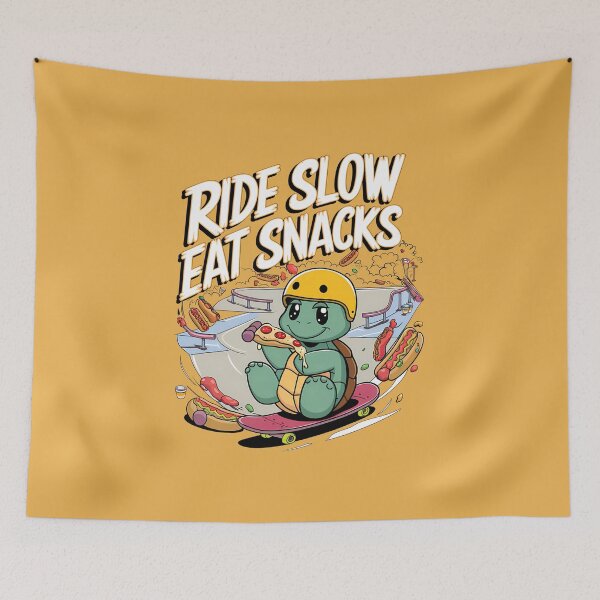 Item preview, Ride Slow Eat Snacks, Funny Gift for Streetwear Lovers designed and sold by MikeKart.