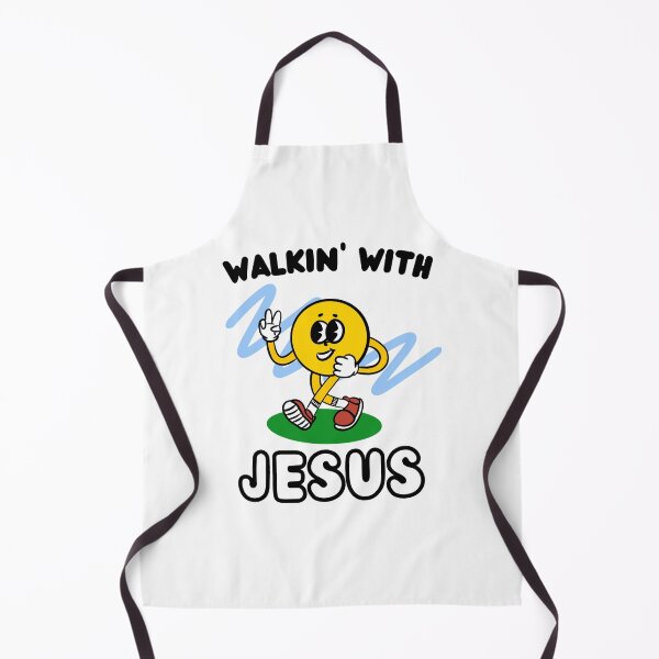 Item preview, "Walkin' With Jesus" Smiley designed and sold by Ducky's.