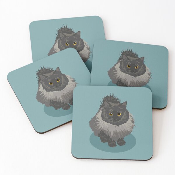 Item preview, Black Siberian Cat designed and sold by Not-Kat.