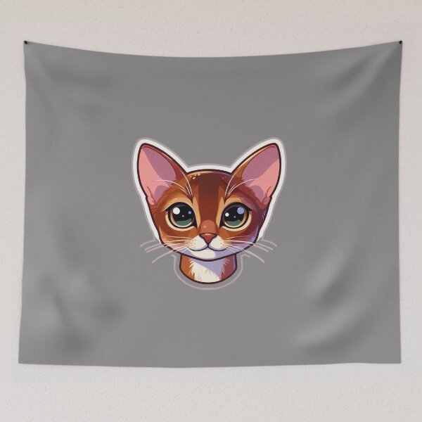 Item preview, Abyssinian Cat Head  designed and sold by ArtistEmbrace.