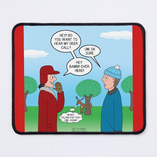 Item preview, Deer Call? designed and sold by Out to Lunch Cartoons and More.