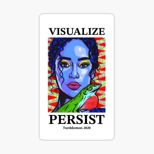 Vista previa del artículo con la obra «Visualizar y persistir», diseñado y vendido por turddemon.