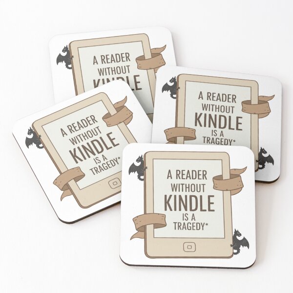 Item preview, A Reader Without Their Kindle Is A Tragedy, Fourth Wing Quote , Fantasy Dragon , Kindle Fantasy , Onyx Storm designed and sold by MisterrAB.