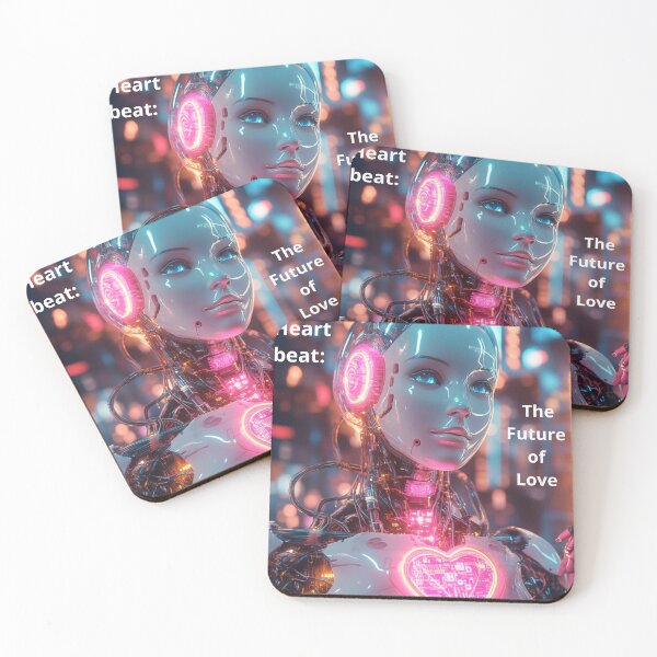 Item preview, AI Heartbeat: The Future of Love designed and sold by Darkee1006.
