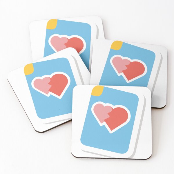 Item preview, Stylized Broken Heart Sticker with Pink and Red Halves designed and sold by Creative88Art.