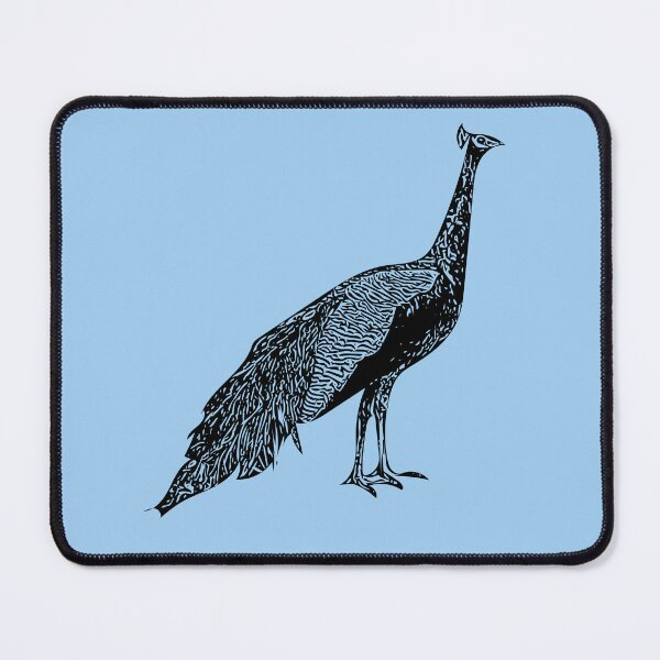 Item preview, Indian Peafowl Black Design  designed and sold by designsasstultd.