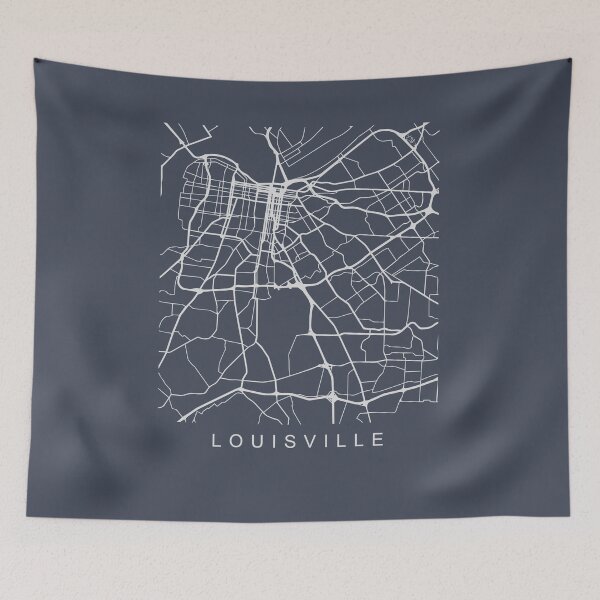 Item preview, Louisville Minimalist City Street Map Light Design designed and sold by Andrewkgolf.