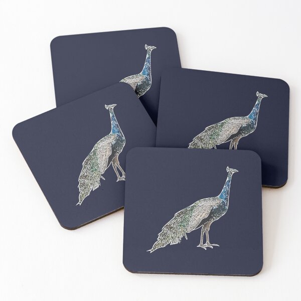 Item preview, Indian Peafowl White Alternate Design  designed and sold by designsasstultd.
