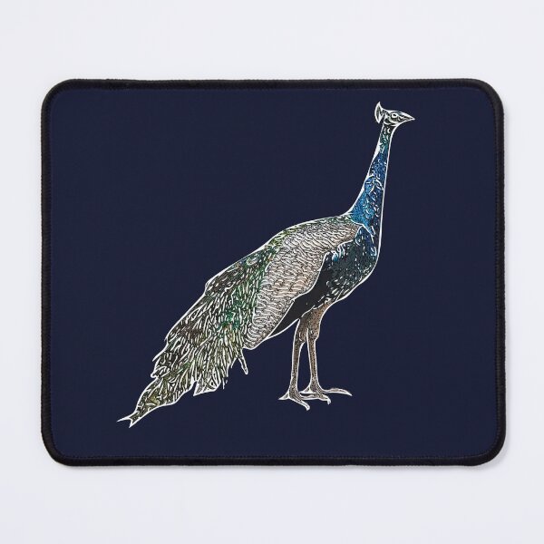 Item preview, Indian Peafowl White Alternate Design designed and sold by designsasstultd.