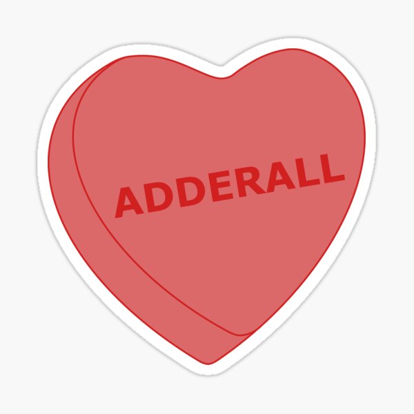 Item preview, Adderall Heart designed and sold by MentallyGhost.