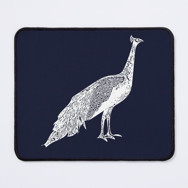 Item preview, Indian Peafowl White Design designed and sold by designsasstultd.