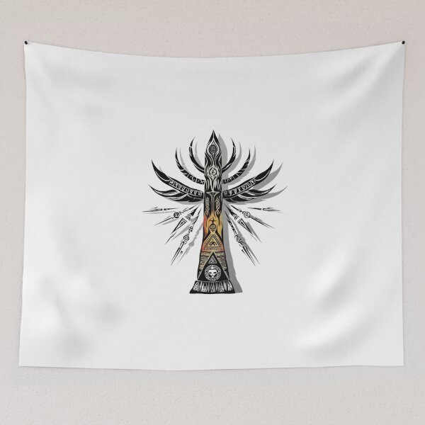 Item preview, Power Totems – Mystical Collection of Colorful Totems designed and sold by MiszungART.
