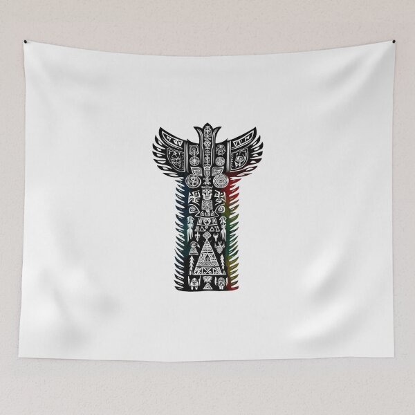 Item preview, Power Totems – Mystical Collection of Colorful Totems designed and sold by MiszungART.