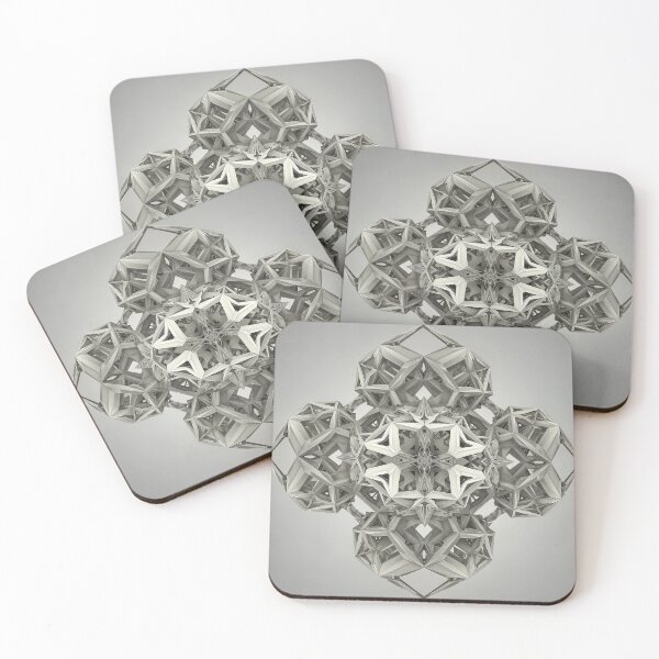 Item preview, Royal Grey Molecule. 3D Geometric. Abstract. Technofashion. designed and sold by BD-LLC.