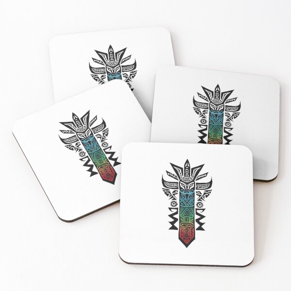 Item preview, Power Totems – Mystical Collection of Colorful Totems designed and sold by MiszungART.