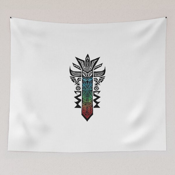 Item preview, Power Totems – Mystical Collection of Colorful Totems designed and sold by MiszungART.