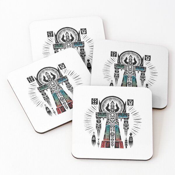 Item preview, Power Totems – Mystical Collection of Colorful Totems designed and sold by MiszungART.
