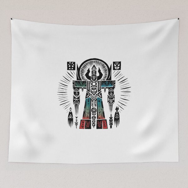 Item preview, Power Totems – Mystical Collection of Colorful Totems designed and sold by MiszungART.