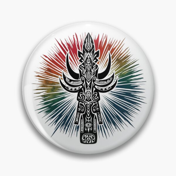 Item preview, Power Totems – Mystical Collection of Colorful Totems designed and sold by MiszungART.