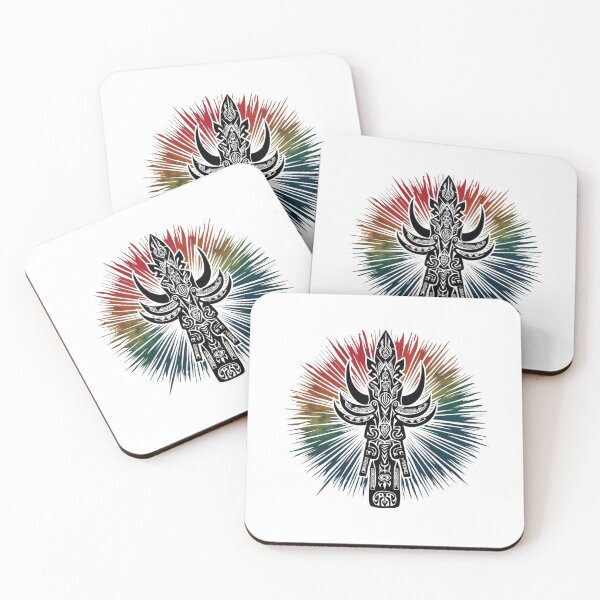 Item preview, Power Totems – Mystical Collection of Colorful Totems designed and sold by MiszungART.