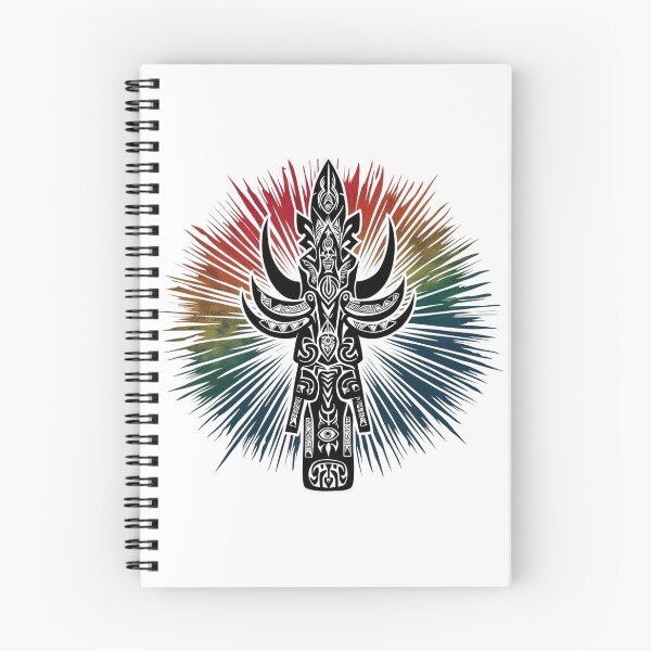 Item preview, Power Totems – Mystical Collection of Colorful Totems designed and sold by MiszungART.