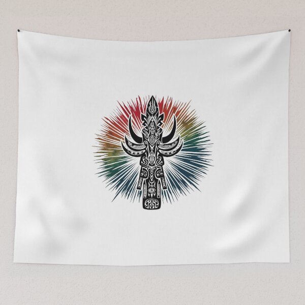 Item preview, Power Totems – Mystical Collection of Colorful Totems designed and sold by MiszungART.