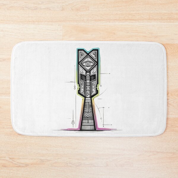 Item preview, Power Totems – Mystical Collection of Colorful Totems designed and sold by MiszungART.