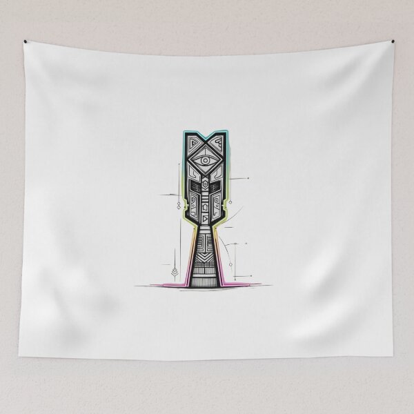 Item preview, Power Totems – Mystical Collection of Colorful Totems designed and sold by MiszungART.