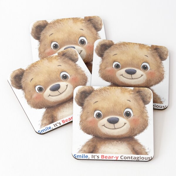 Item preview, Smile, It’s Bear-y Contagious! designed and sold by Darkee1006.