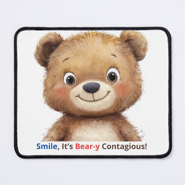 Item preview, Smile, It’s Bear-y Contagious! designed and sold by Darkee1006.